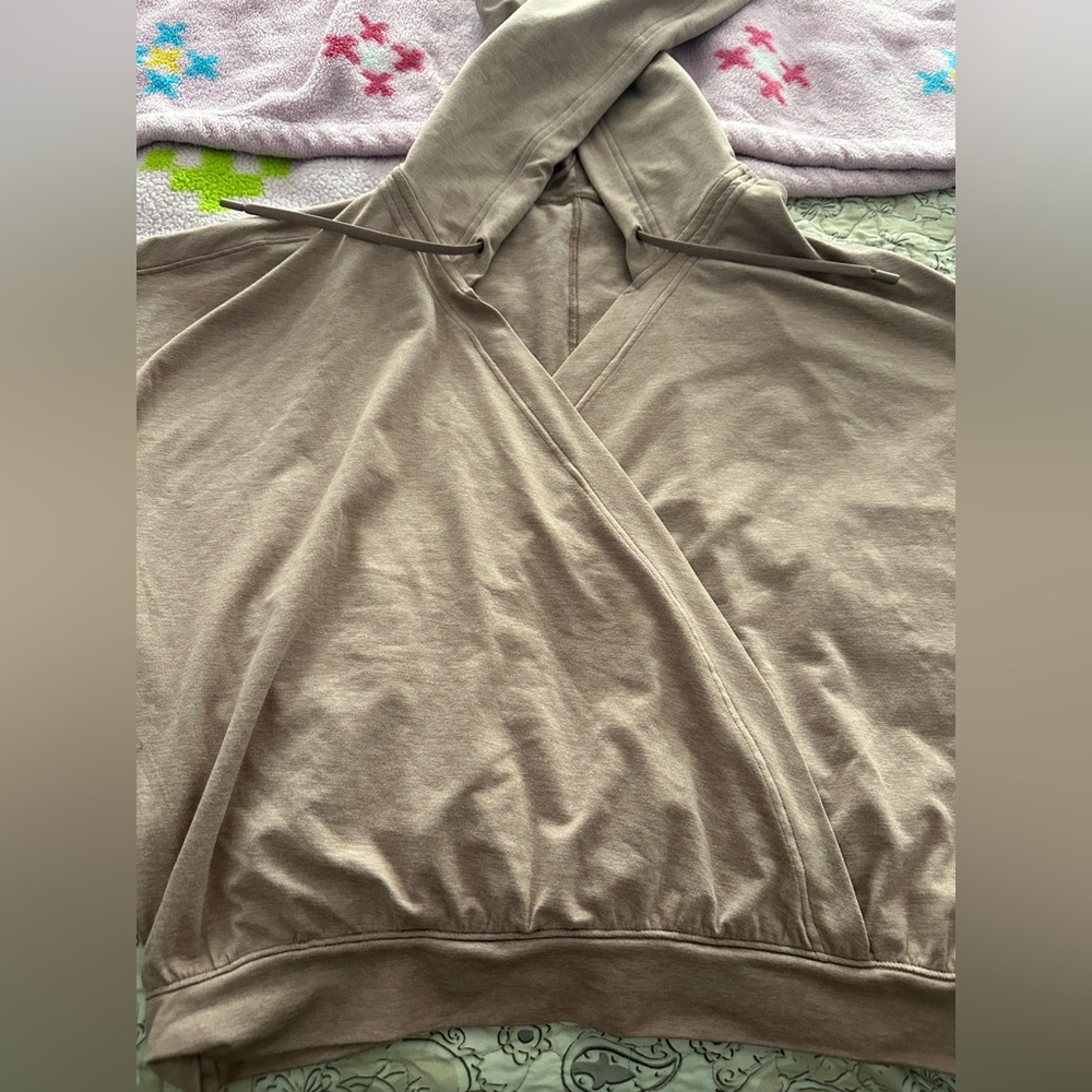 Lululemon Soft Jersey Wrap Front Hoodie